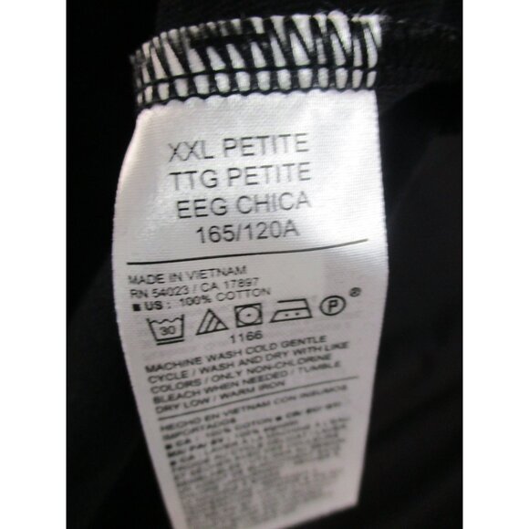 Old Navy Black Sleeveless Tank Top Xxl Petite Classic Layering Piece - Picture 8 of 9